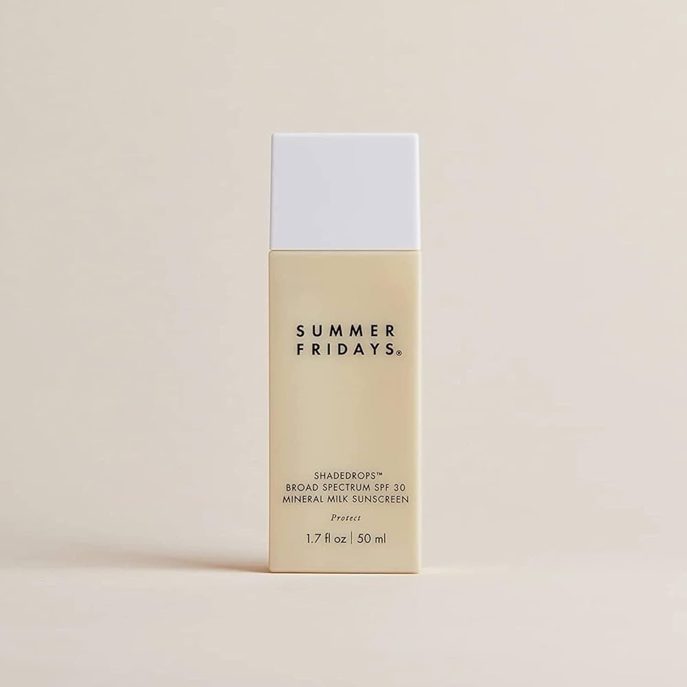 Summer Fridays ShadeDrops Broad Spectrum SPF 30 Mineral Milk Sunscreen NIB